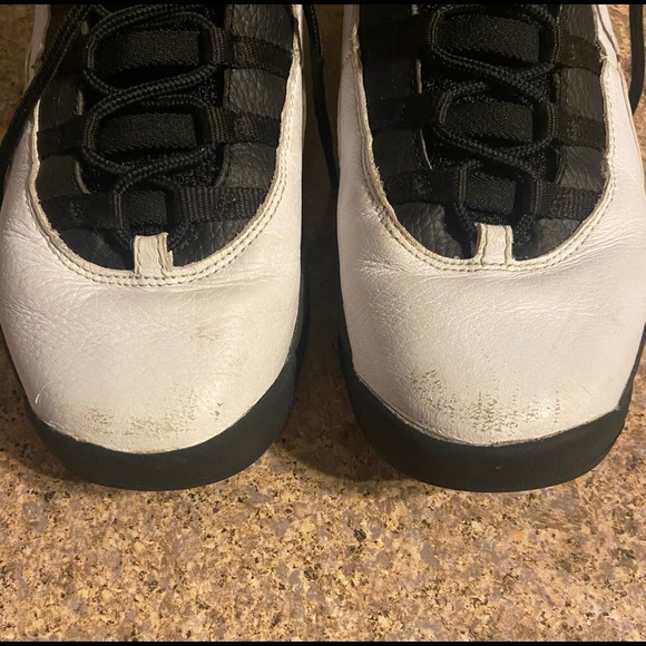 Nike Air Jordan X 10 Retro Orlando Magic GS size 7y white Royal Black 310806-108 - Picture 3 of 6